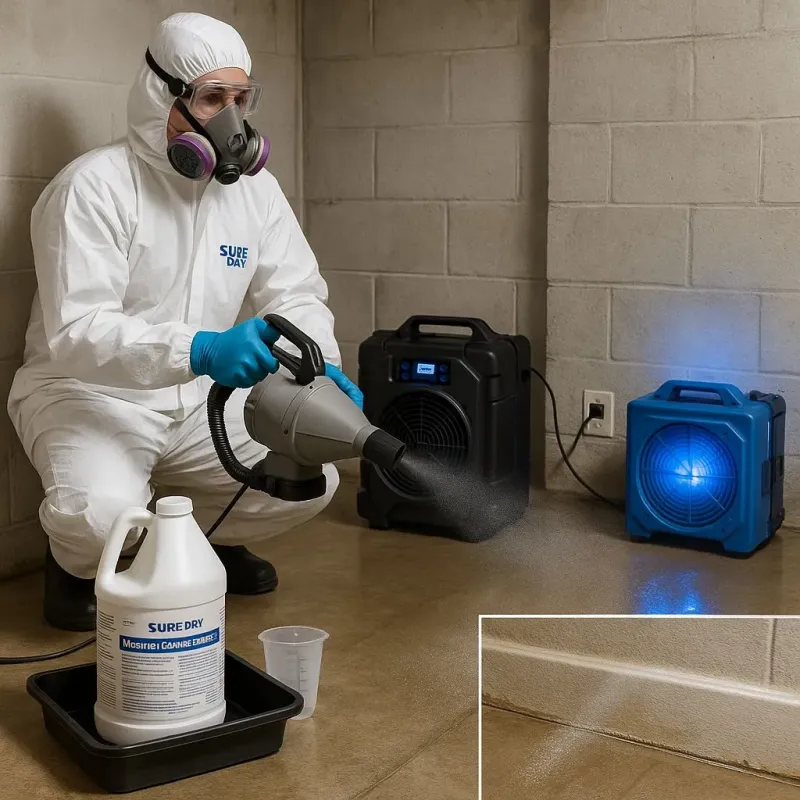 Sanitization and Odor Removal process in Woodstock, GA